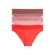 дамско,бельо,дамски,бикини,и,танкини,tommy,hilfiger,uw0uw06338,panties,3,units,multicolor,(little,rosey,vintage,cherry,overshadow)