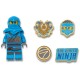 обувни,аксесоари,jibbitz,4lw,ninjago,nya,charm,5,units,blue