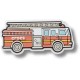 обувни,аксесоари,jibbitz,red,fire,truck,charm,silver
