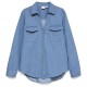 риза,с,дълъг,ръкав,дамски,ризи,мъжки,ризи,vero,moda,bumpy,long,sleeve,shirt,blue,(medium,blue,denim)