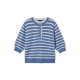 блуза,мъжки,пуловери,дамски,пуловери,vero,moda,doffy,lace,henley,sweater,blue,(surf,the,web,stripes,birch,snow,white,lace)