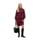 рокля,дамски,поли,и,рокли,vero,moda,harper,long,sleeve,short,dress,red,(windsor,wine)