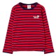 тениска,мъжки,тениски,дамски,тениски,boboli,404053,long,sleeve,t,shirt,red,(stripes)