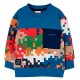 блуза,детски,блузи,boboli,504043,sweatshirt,blue,(print)