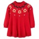 рокля,дамски,поли,и,рокли,boboli,744072,long,sleeve,dress,red,(berry)