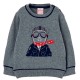 блуза,мъжки,пуловери,дамски,пуловери,boboli,834049,sweater,grey,(grey)