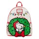 раница,раници,loungefly,peanuts,holiday,backpack,white,(green,red,white)