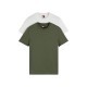 тениска,мъжки,тениски,дамски,тениски,tommy,jeans,dm0dm20687,short,sleeve,t,shirt,2,units,green,(ecru,rocky,mountain)