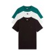 тениска,мъжки,тениски,дамски,тениски,tommy,jeans,dm0dm21579,short,sleeve,t,shirt,3,units,multicolor,(polar,teal,ecru,black)