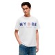 тениска,мъжки,тениски,дамски,тениски,tommy,jeans,dm0dm23186,short,sleeve,t,shirt,white,(ecru)