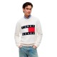 блуза,мъжки,пуловери,дамски,пуловери,tommy,jeans,dm0dm23413,sweater,white,(ancient,white)