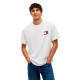 тениска,мъжки,тениски,дамски,тениски,tommy,jeans,dm0dm23559,short,sleeve,t,shirt,white,(off,white)