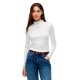 тениска,мъжки,тениски,дамски,тениски,tommy,jeans,dw0dw19830,long,sleeve,high,neck,t,shirt,white,(ecru)