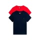 тениска,мъжки,тениски,дамски,тениски,tommy,jeans,dw0dw21366,short,sleeve,t,shirt,2,units,red,blue,(dark,night,navy,amaryllis,red)