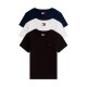 тениска,мъжки,тениски,дамски,тениски,tommy,jeans,dw0dw22175,short,sleeve,t,shirt,3,units,multicolor,(black,ecru,dark,night,navy)