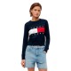 блуза,дамски,блузи,tommy,jeans,dw0dw22930,sweatshirt,blue,(dark,night,navy)