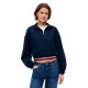блуза,дамски,блузи,tommy,jeans,dw0dw23144,half,zip,sweatshirt,blue,(dark,night,navy)