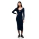 рокля,дамски,поли,и,рокли,tommy,jeans,dw0dw23309,long,sleeve,midi,dress,blue,(dark,blue)