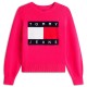 блуза,мъжки,пуловери,дамски,пуловери,tommy,jeans,dw0dw23450,sweater,pink,(bright,cerise,pink)