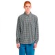 карирана,риза,дамски,ризи,мъжки,ризи,element,button,down,flannel,regular,fit,long,sleeve,shirt,grey,(gingham,checks)