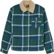 яке,мъжки,якета,дамски,якета,и,палта,quiksilver,dna,sherpa,harrington,jacket,green,(dark,denim,harrington,check)