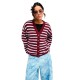 блуза,мъжки,пуловери,дамски,пуловери,roxy,deep,ocean,stripe,sweater,red,(beet,red,all,star,stripe)
