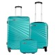чанта,с,колела,сакове,wellhome,trolley,bag,3,units,green,blue,(turquoise,blue)