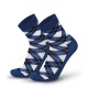 чорапи,мъжки,чорапи,дамски,чорапи,lenz,think,about,crew,socks,2,pairs,blue,(blue,rhombus)