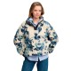блуза,дамски,блузи,superdry,super,soft,printed,henley,sweatshirt,beige,(blue,peonies,aop)