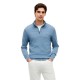 блуза,мъжки,пуловери,дамски,пуловери,tommy,hilfiger,mw0mw37331,half,zip,sweater,blue,(brisk,blue,heather)