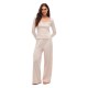 тениска,дамски,пижами,tommy,hilfiger,uw0uw06602,long,sleeve,pyjama,t,shirt,beige,(cashmere,creme)