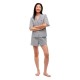 пижама,дамски,пижами,tommy,hilfiger,uw0uw06607,short,sleeve,pyjama,grey,(ithaca,stripe,navy,blue)