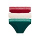 дамско,бельо,дамски,бикини,и,танкини,tommy,hilfiger,uw0uw06671,panties,3,units,multicolor,(o,green,c,creme,rouge)