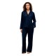 тениска,дамски,пижами,tommy,hilfiger,uw0uw06685,long,sleeve,pyjama,t,shirt,blue,(navy,pinstripe,lurex)
