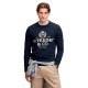 блуза,мъжки,пуловери,дамски,пуловери,superdry,applique,graphic,jumper,sweater,blue,(eclipse,navy,off,white)