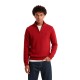 блуза,мъжки,пуловери,дамски,пуловери,superdry,cotton,knit,half,zip,sweater,red,(expedition,red)