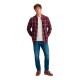карирана,риза,дамски,ризи,мъжки,ризи,superdry,cotton,lumberjack,long,sleeve,shirt,red,(peyton,check,eclipse,navy)