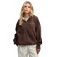 блуза,дамски,блузи,superdry,luxe,fur,lined,full,zip,sweatshirt,brown,(chestnut,brown)