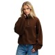 блуза,дамски,блузи,superdry,monogram,half,zip,sweatshirt,brown,(chestnut,brown)