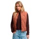 елек,дамски,жилетки,superdry,onion,quilt,crinkle,snap,vest,orange,(marron,brown)