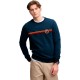 блуза,мъжки,пуловери,superdry,outdoor,stripe,logo,relaxed,sweatshirt,blue,(deep,sea,blue,marl)
