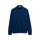 блуза,мъжки,пуловери,дамски,пуловери,superdry,prep,essential,cotton,half,zip,sweater,blue,(pilot,blue,marl)