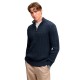 блуза,мъжки,пуловери,дамски,пуловери,superdry,preppy,cotton,cable,half,zip,sweater,blue,(navy)
