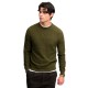 блуза,мъжки,пуловери,дамски,пуловери,superdry,texture,knit,jumper,sweater,green,(olive,black,twist)