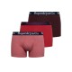 боксерки,мъжко,бельо,superdry,m3110481a,trunk,boxers,3,units,red,(port,marl,red,marl,red,grit)