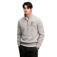 блуза,мъжки,пуловери,superdry,vintage,athletic,half,zip,sweatshirt,grey,(dark,vintage,grey,marl)