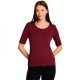 тениска,мъжки,тениски,дамски,тениски,tom,tailor,1051232,3,4,sleeve,t,shirt,red,(wine,red)