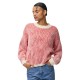 блуза,мъжки,пуловери,дамски,пуловери,pieces,jenna,o,neck,knit,sweater,refurbished,red,(whitecap,gray,goji,berry)