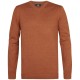 блуза,мъжки,пуловери,дамски,пуловери,petrol,industries,m,ros,kwv200,v,neck,sweater,orange,(copper,orange)