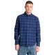 карирана,риза,дамски,ризи,мъжки,ризи,timberland,flannel,check,regular,long,sleeve,shirt,blue,(naval,academy,yd)